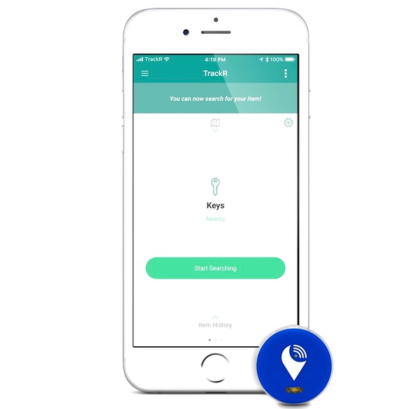 TrackR bravo - Bluetooth Tracking Device. iOS/Android Compatible - Blue - Picture 3 of 6